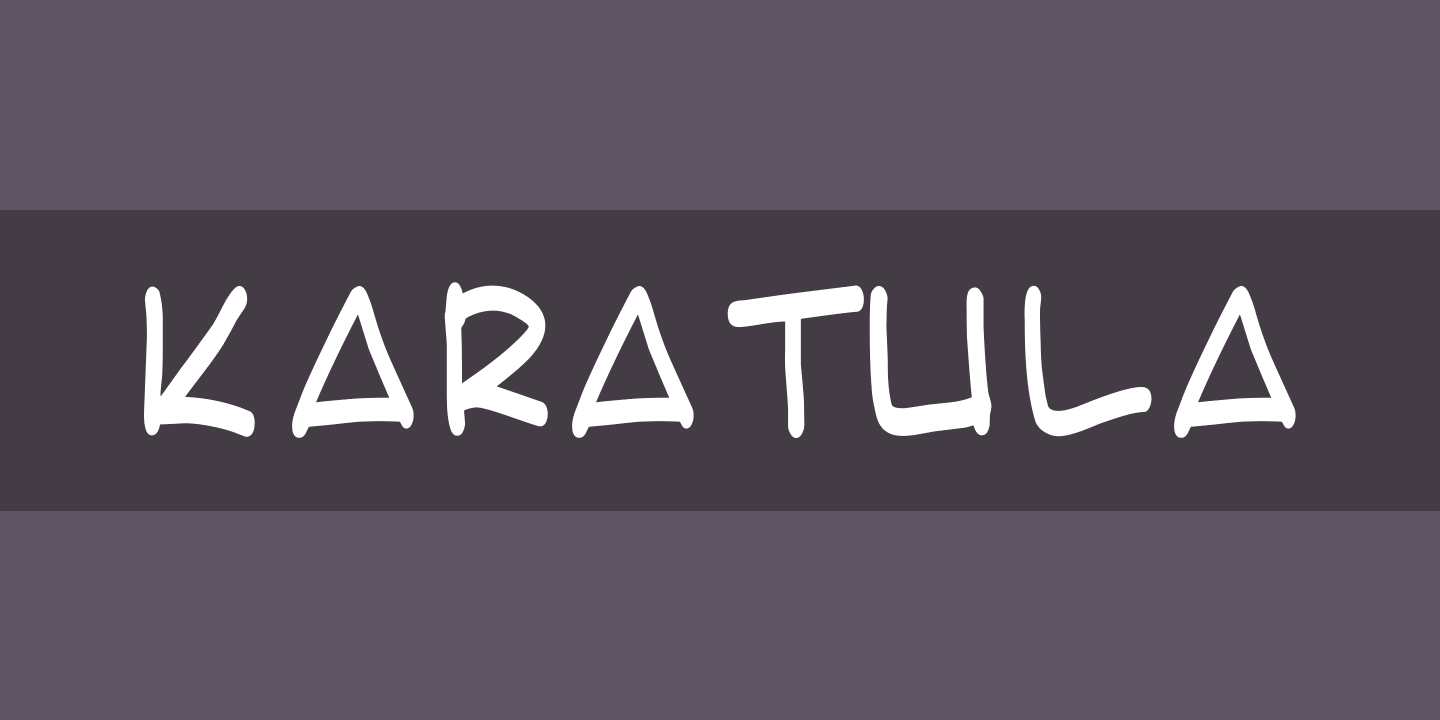 Font Karatula
